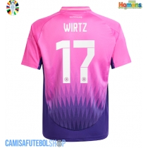 Camisa de time de futebol Alemanha Florian Wirtz #17 Replicas 2º Equipamento Europeu 2024 Manga Curta